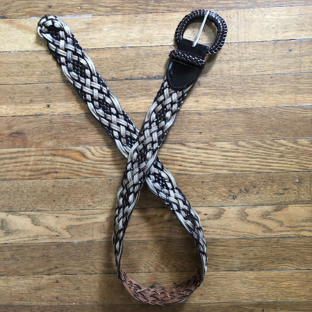 Braided Brown Belt